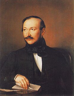 Portrait of Mihály Vörösmarty
