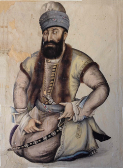 Portrait of Karim Khan zand