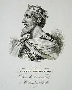 Portrait of Grimoald I of Benevento