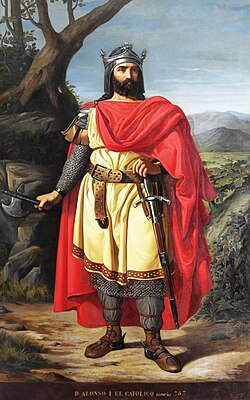 Portrait of Alfonso I of Asturias