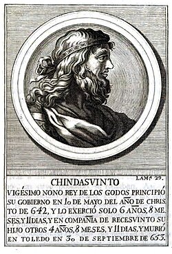 Portrait of Chindasuinth