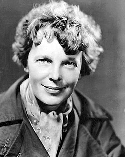Portrait of Amelia Earhart