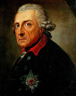 Portrait of Frederick II of Prussia
