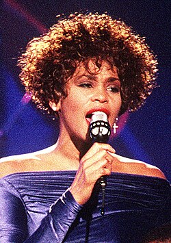 Portrait of Whitney Houston