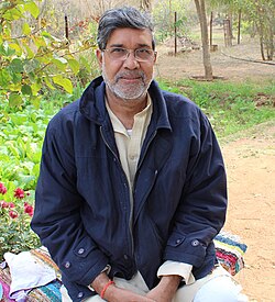 Portrait of Kailash Satyarthi