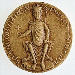 Portrait of Philip II of France