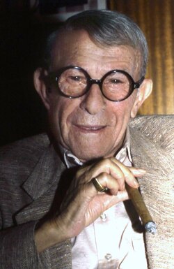 Portrait of George Burns