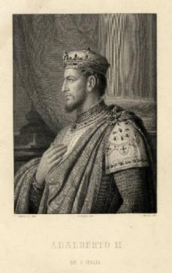 Portrait of Adalbert of Italy