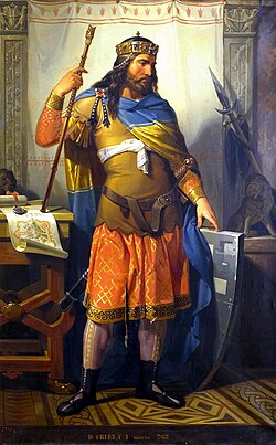 Portrait of Fruela I of Asturias