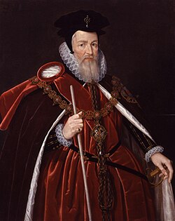 Portrait of William Cecil, 1st Baron Burghley