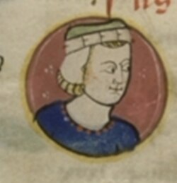 Portrait of Peter II of Courtenay