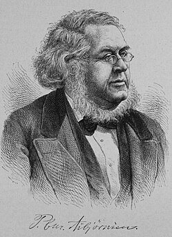 Portrait of Peter Christen Asbjørnsen