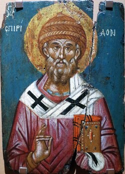 Portrait of Saint Spyridon