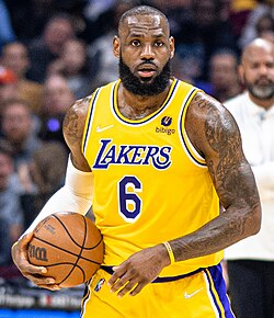 Portrait of LeBron James