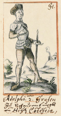 Portrait of Adolf II of Holstein