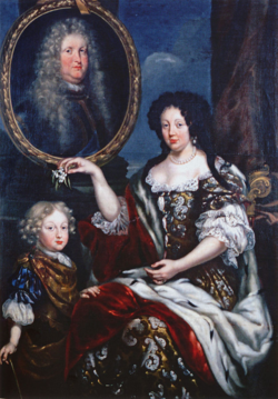 Portrait of Augusta Maria of Holstein-Gottorp