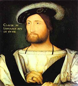 Portrait of Claude of Lorraine, duke of Guise
