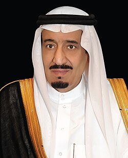 Portrait of Salman bin Abdulaziz Al Saud