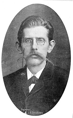 Portrait of Jens Peter Jacobsen