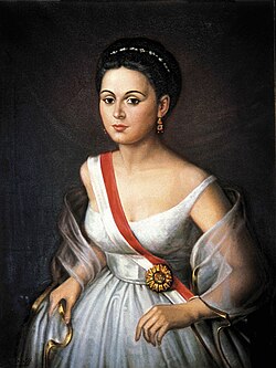 Portrait of Manuela Sáenz