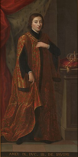 Portrait of Amadeus IX, Duke of Savoy