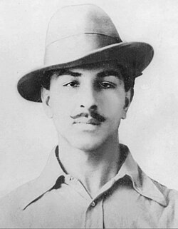 Portrait of Bhagat Singh