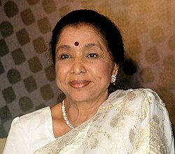 Portrait of Asha Bhosle