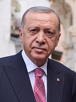 Portrait of Recep Tayyip Erdoğan