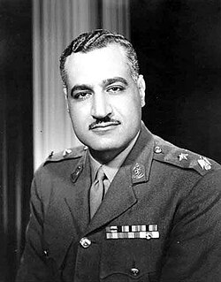 Portrait of Gamal Abdel Nasser
