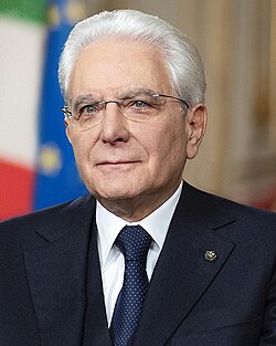 Portrait of Sergio Mattarella