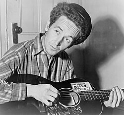 Portrait of Woody Guthrie
