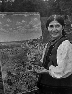 Portrait of Kateryna Bilokur