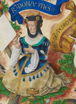 Portrait of Agnes of Aquitaine, Queen of Aragon