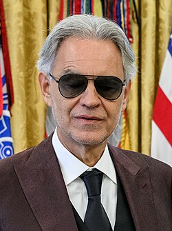 Portrait of Andrea Bocelli