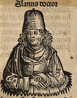 Portrait of Alain of Lille