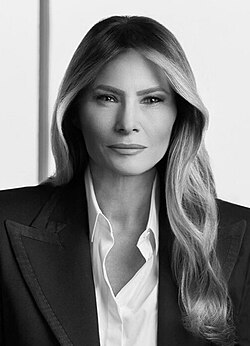 Portrait of Melania Trump