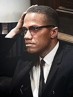 Portrait of Malcolm X