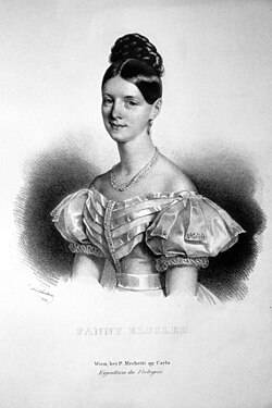 Portrait of Fanny Elssler