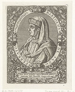 Portrait of Bartolus de Saxoferrato