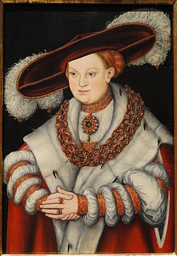 Portrait of Magdalena of Saxony
