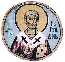 Portrait of Germanus I of Constantinople