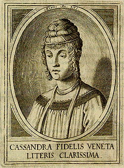 Portrait of Cassandra Fedele