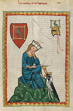 Portrait of Walther von der Vogelweide