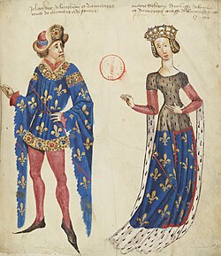 Portrait of Marie of Berry, Duchess of Auvergne