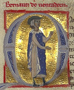 Portrait of Bernard de Ventadour