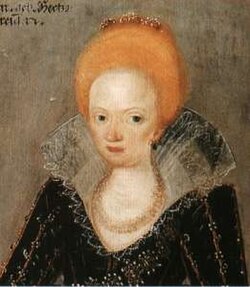 Portrait of Marie of Prussia, Margravine of Brandenburg-Bayreuth