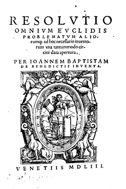 Portrait of Giambattista Benedetti