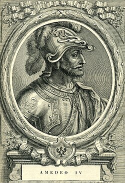Portrait of Amadeus IV, Count of Savoy