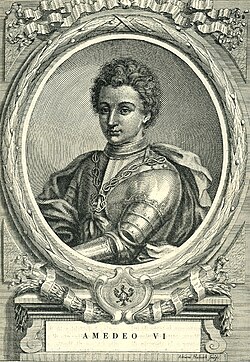 Portrait of Amadeus VI, Count of Savoy