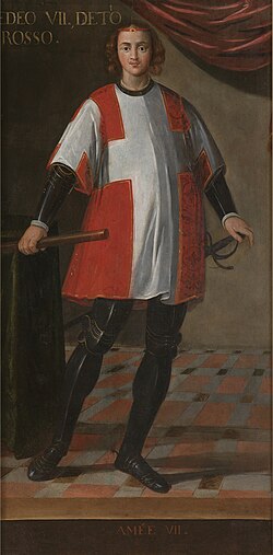Portrait of Amadeus VII, Count of Savoy